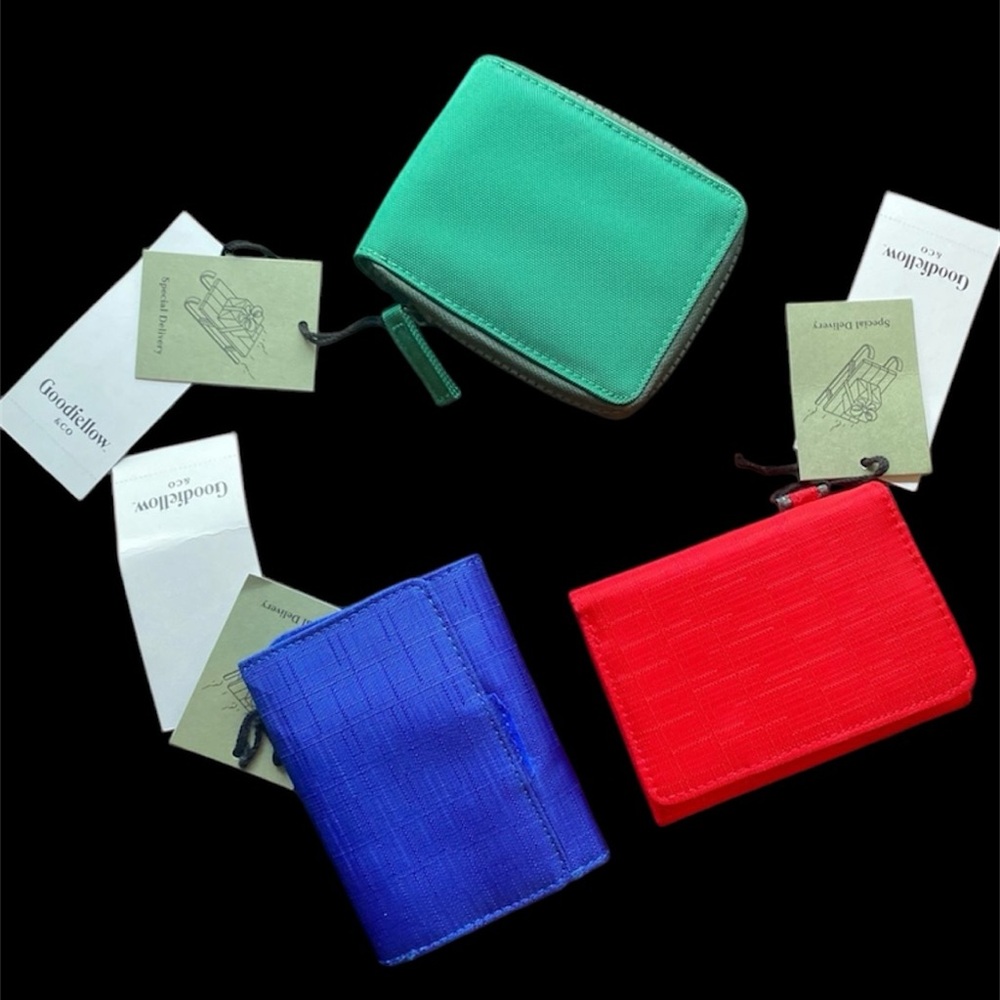 Goodfellow Co Set of THREE Mens Nylon Trifold Wallets NWT
